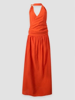 Sukienka koktajlowa Topshop pomarańczowy