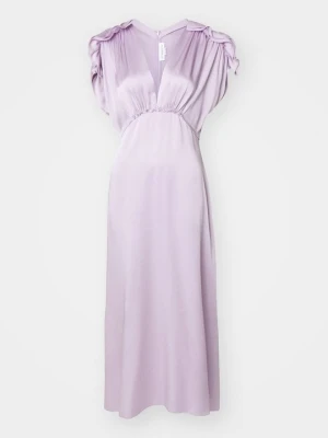 Sukienka koktajlowa Victoria Beckham liliowy