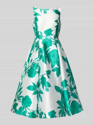 Sukienka koktajlowa w całościowym wzorze Adrianna Papell