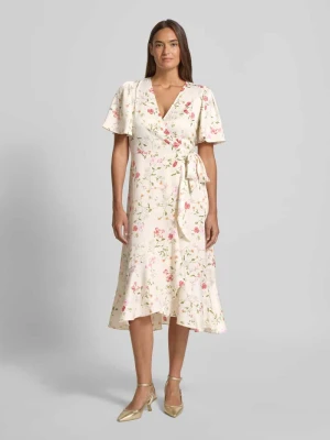 Sukienka koktajlowa w kopertowy styl model 'THEA' YAS