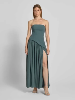 Sukienka koktajlowa w stylu off-shoulder Hey Kyla Zielony