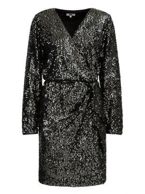 Sukienka koktajlowa WE Fashion srebrny