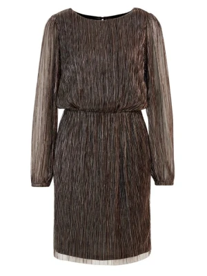 Sukienka koktajlowa WE Fashion w kolorze złota