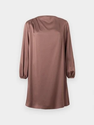 Sukienka koktajlowa Weekend Max Mara brązowy