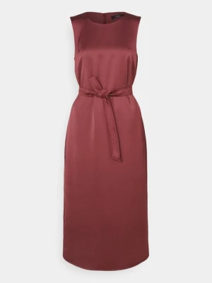 Sukienka koktajlowa Weekend Max Mara koniakowy