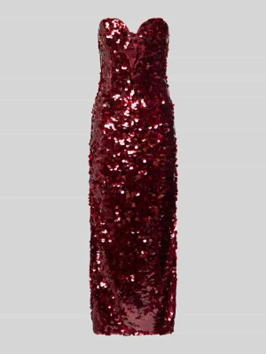 Sukienka koktajlowa z cekinami model ‘BRAYA’ bardot