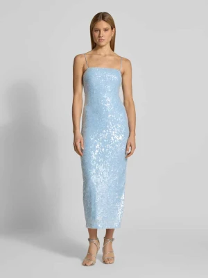 Sukienka koktajlowa z cekinowym obszyciem i cienkimi ramiączkami Jake*s Cocktail