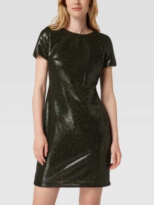 Sukienka koktajlowa z cekinowym obszyciem model ‘EVERETT’ Lauren Ralph Lauren
