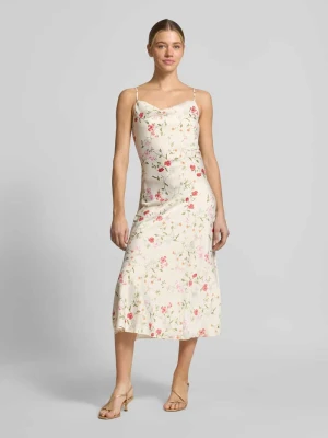 Sukienka koktajlowa z cienkimi ramiączkami model 'THEA' YAS