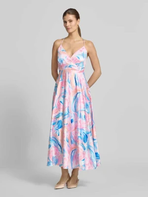 Sukienka koktajlowa z dekoltem w serek i cienkimi ramiączkami Jake*s Cocktail