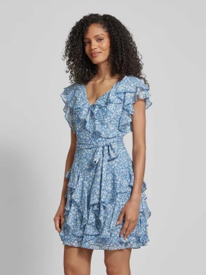 Sukienka koktajlowa z dekoltem w serek model ‘SHABERELLE’ Lauren Ralph Lauren