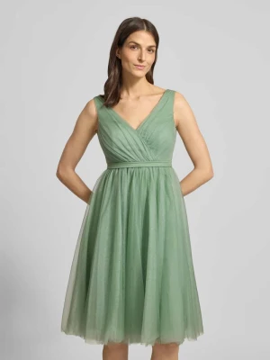 Sukienka koktajlowa z dekoltem w serek TROYDEN COLLECTION