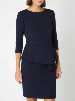 Sukienka koktajlowa z falbaną Paradi