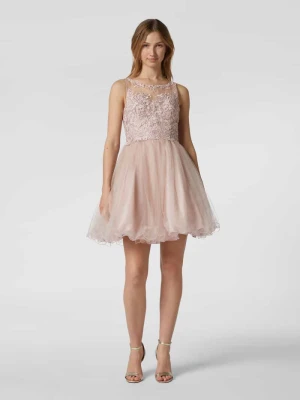 Sukienka koktajlowa z haftami Laona