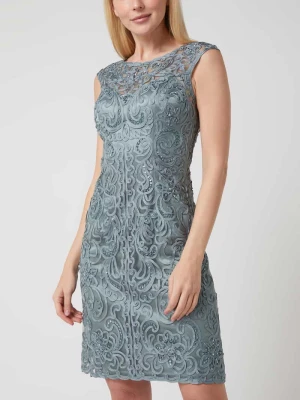 Sukienka koktajlowa z haftami luxuar