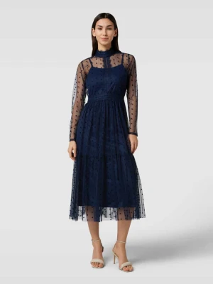 Zdjęcie produktu Sukienka koktajlowa z koronkowym obszyciem Lace & Beads