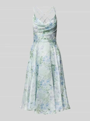 Sukienka koktajlowa z lejącym dekoltem luxuar