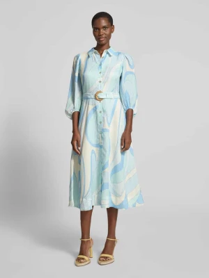 Sukienka koktajlowa z lnu z pasek model 'Fia' Forever New