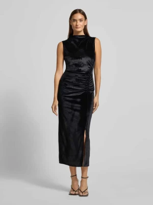 Sukienka koktajlowa z marszczeniami i rozcięciem model ‘Felicitas’ GUIDO MARIA KRETSCHMER WOMAN