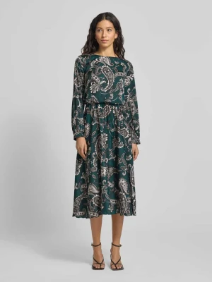 Sukienka koktajlowa z okrągłym dekoltem RINASCIMENTO