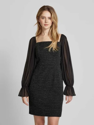 Sukienka koktajlowa z prostokątnym dekoltem Adrianna Papell