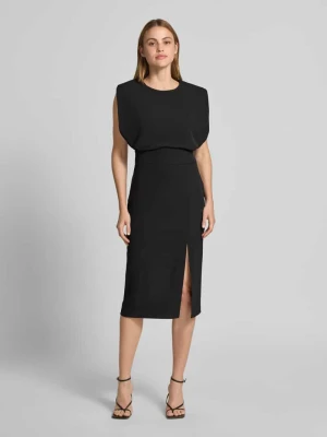 Sukienka koktajlowa z rozporkiem RINASCIMENTO