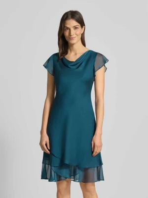 Sukienka koktajlowa z szyfonu Christian Berg Cocktail