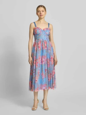 sukienka koktajlowa z tiulu Lace & Beads