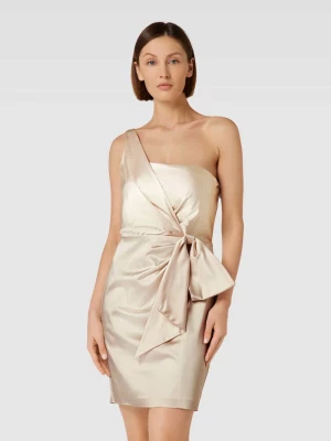 Sukienka koktajlowa z wiązanym detalem model ‘VANHAR’ Lauren Ralph Lauren
