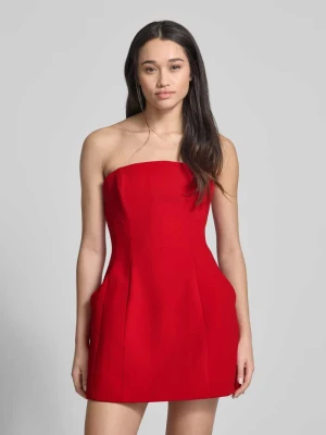 Sukienka koktajlowa z wpuszczanymi kieszeniami model ‘KAROLINE’ bardot