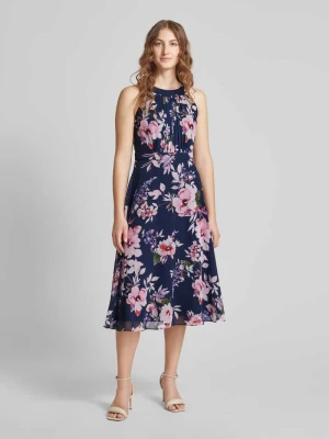 Sukienka koktajlowa z wzorem kwiatowym Christian Berg Cocktail