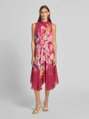 Sukienka koktajlowa ze stójką Vera Mont