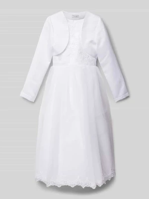 Sukienka komunijna obszyta koronką Happy Girls