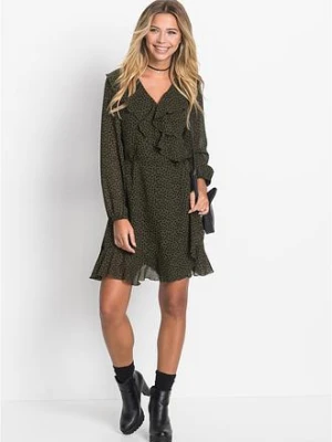 Sukienka kopertowa mini bonprix