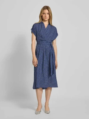 Sukienka kopertowa z dekoltem w serek model ‘FRATILLIO’ Lauren Ralph Lauren