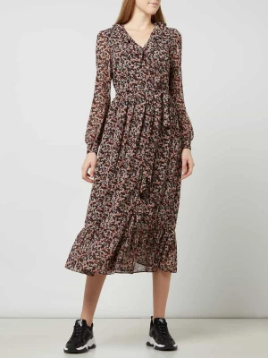 Sukienka kopertowa z szyfonu model ‘Dainty’ MICHAEL Michael Kors