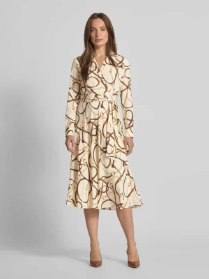 Sukienka kopertowa z wiązanym paskiem model ‘ROWELLA’ Lauren Ralph Lauren
