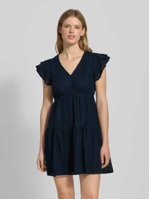 Zdjęcie produktu Sukienka koronkowa lekko rozkloszowana z czystej bawełny model ‘HELENA’ Only