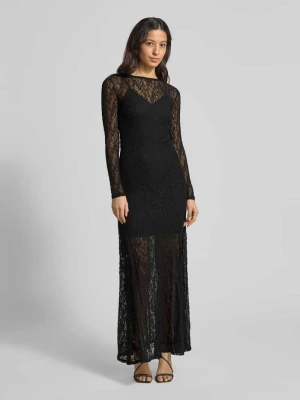 Sukienka koronkowa wąska z halką model ‘NULIETTA’ HUGO