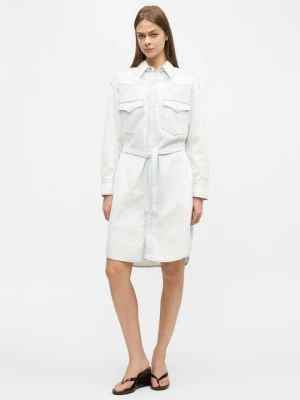 Sukienka koszulowa A.p.c. niebieski denim