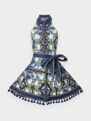 Sukienka koszulowa Alice + Olivia granatowy