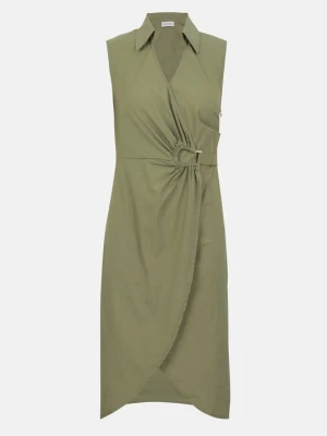 Sukienka koszulowa Anna Field By Zalando jasnozielony