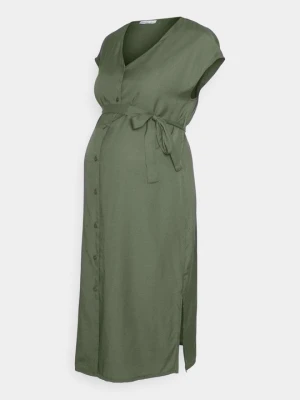 Sukienka koszulowa Anna Field MAMA By Zalando khaki