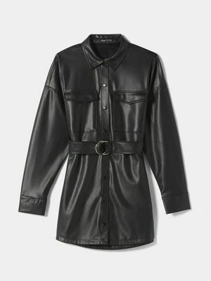 Sukienka koszulowa Bershka czarny