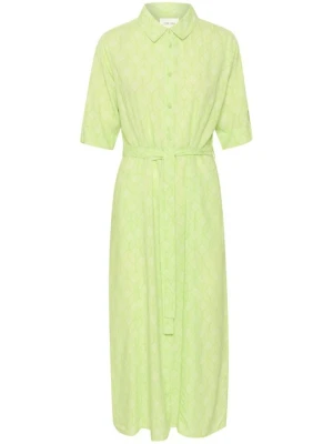 Sukienka koszulowa Cream khaki