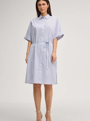 Sukienka koszulowa Davinia w niebiesko-białe paski Joop