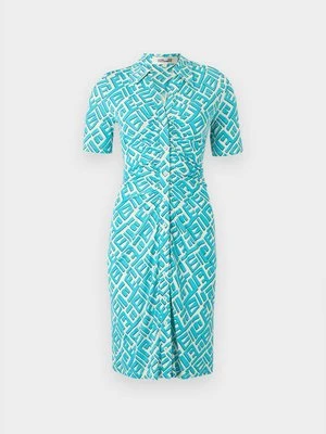 Sukienka koszulowa Diane Von Furstenberg niebieski
