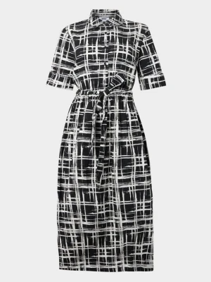 Sukienka koszulowa DKNY czarny