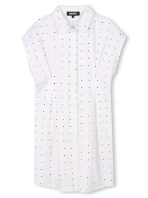 Sukienka koszulowa DKNY czarny