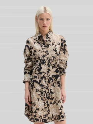 Sukienka koszulowa do kolan z czystej bawełny Marc O'Polo